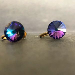 Made In Austria Aurora Borealis Crystal Earrings